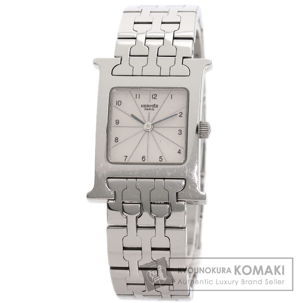 HERMES エルメス HH1.210 Hウォッチ 腕時計 SS レディース 中古
