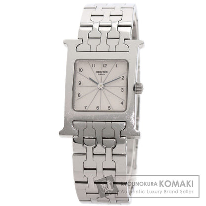 HERMES エルメス HH1.210 Hウォッチ 腕時計 SS レディース 中古