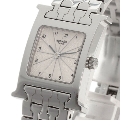 HERMES エルメス HH1.210 Hウォッチ 腕時計 SS レディース 中古