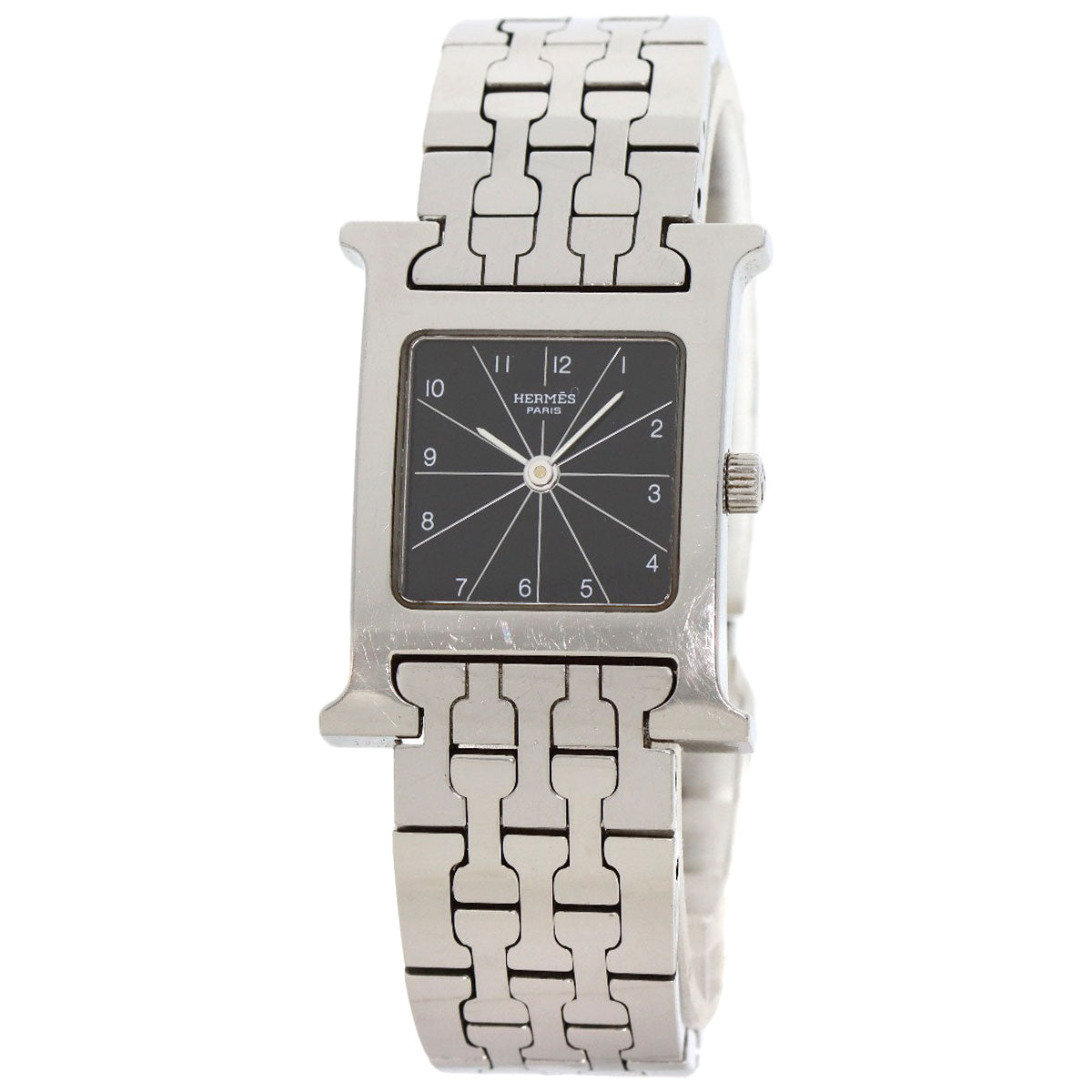 HERMES エルメス HH1.210 Hウォッチ 腕時計 SS レディース 中古