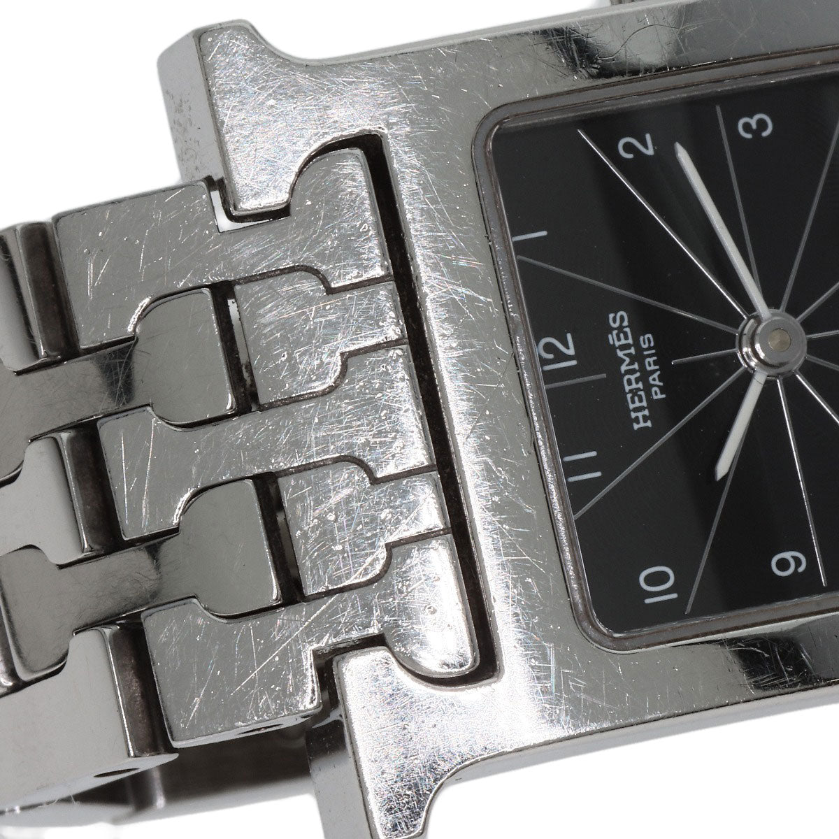 HERMES エルメス HH1.210 Hウォッチ 腕時計 SS レディース 中古