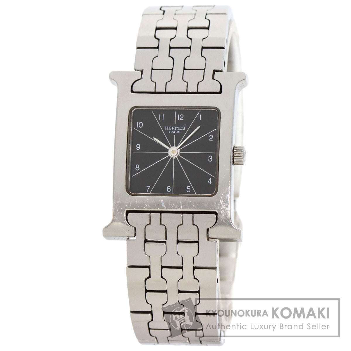 HERMES エルメス HH1.210 Hウォッチ 腕時計 SS レディース 中古