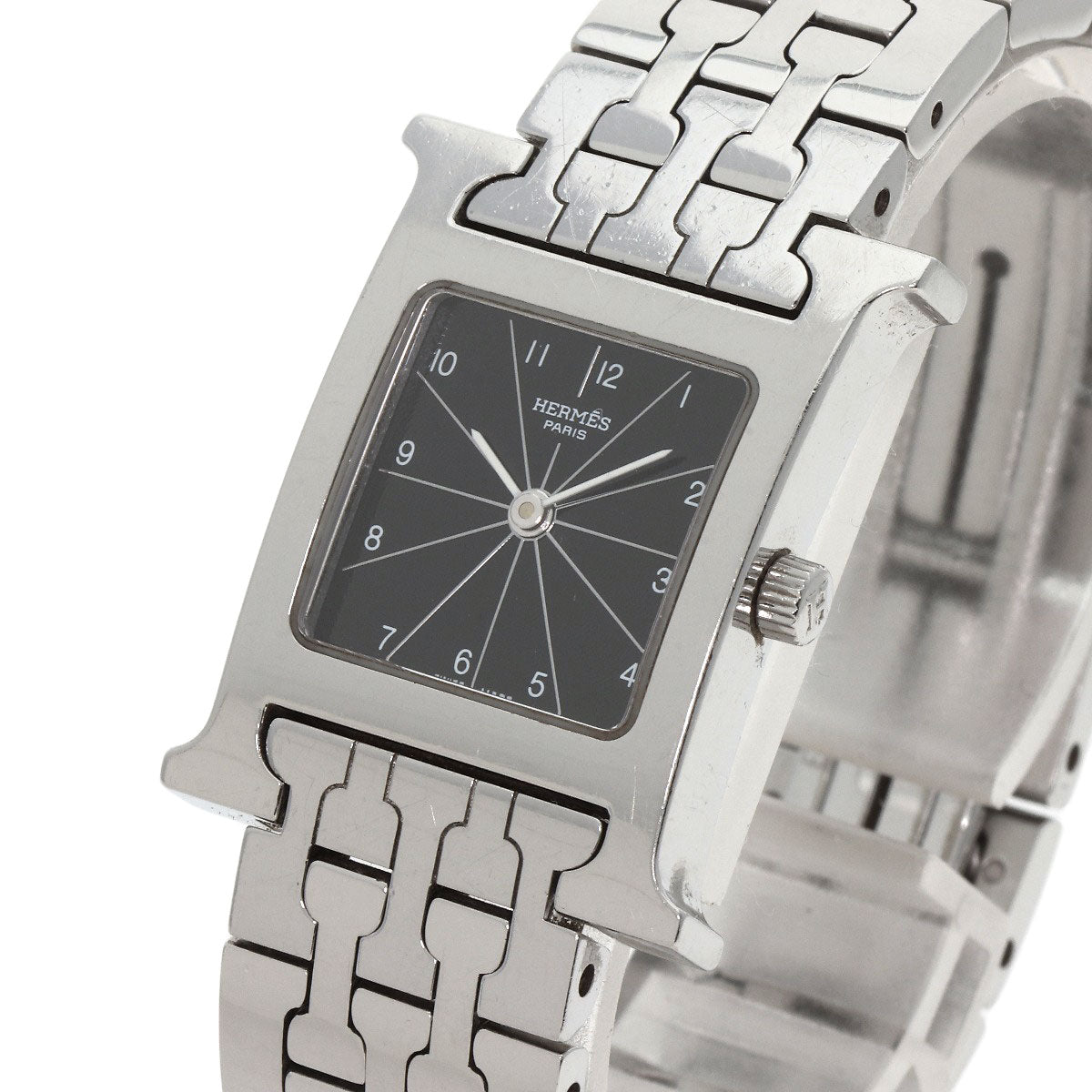 HERMES エルメス HH1.210 Hウォッチ 腕時計 SS レディース 中古