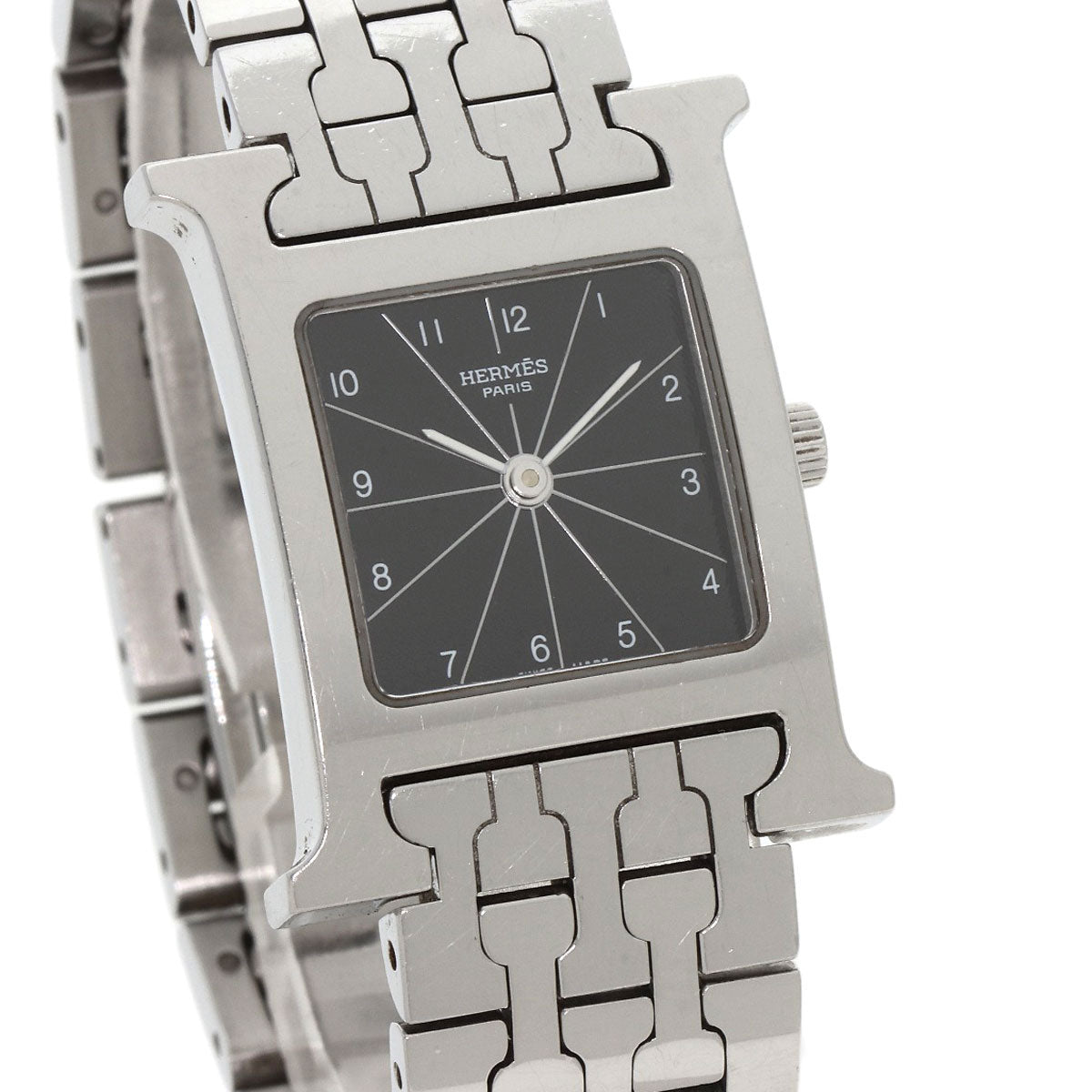 HERMES エルメス HH1.210 Hウォッチ 腕時計 SS レディース 中古