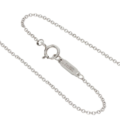 TIFFANY&Co. ティファニー フルール ド リス キー ダイヤモンド ネックレス PT950 レディース 中古