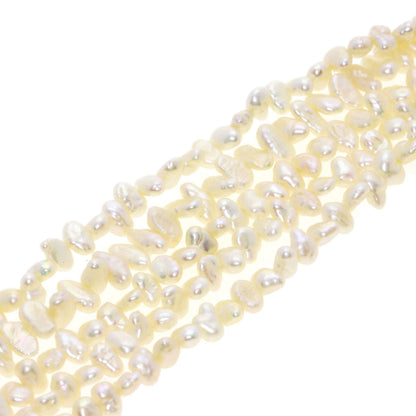 SELECT JEWELRY セレクトジュエリー 淡水パール 真珠 5連 ブレスレット 2点セット ネックレス SV レディース 中古