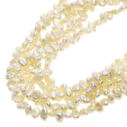 SELECT JEWELRY セレクトジュエリー 淡水パール 真珠 5連 ブレスレット 2点セット ネックレス SV レディース 中古