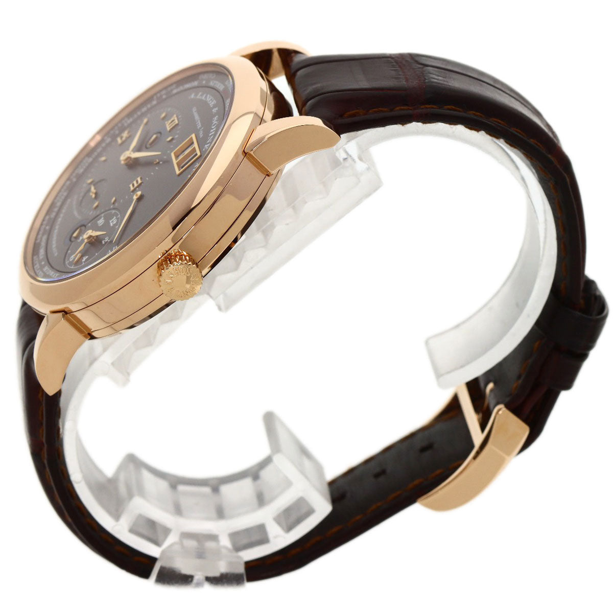 A.LANGE＆SOHNE ランゲ＆ゾーネ 116.033 ランゲ1 タイムゾーン 腕時計 K18PG メンズ 中古