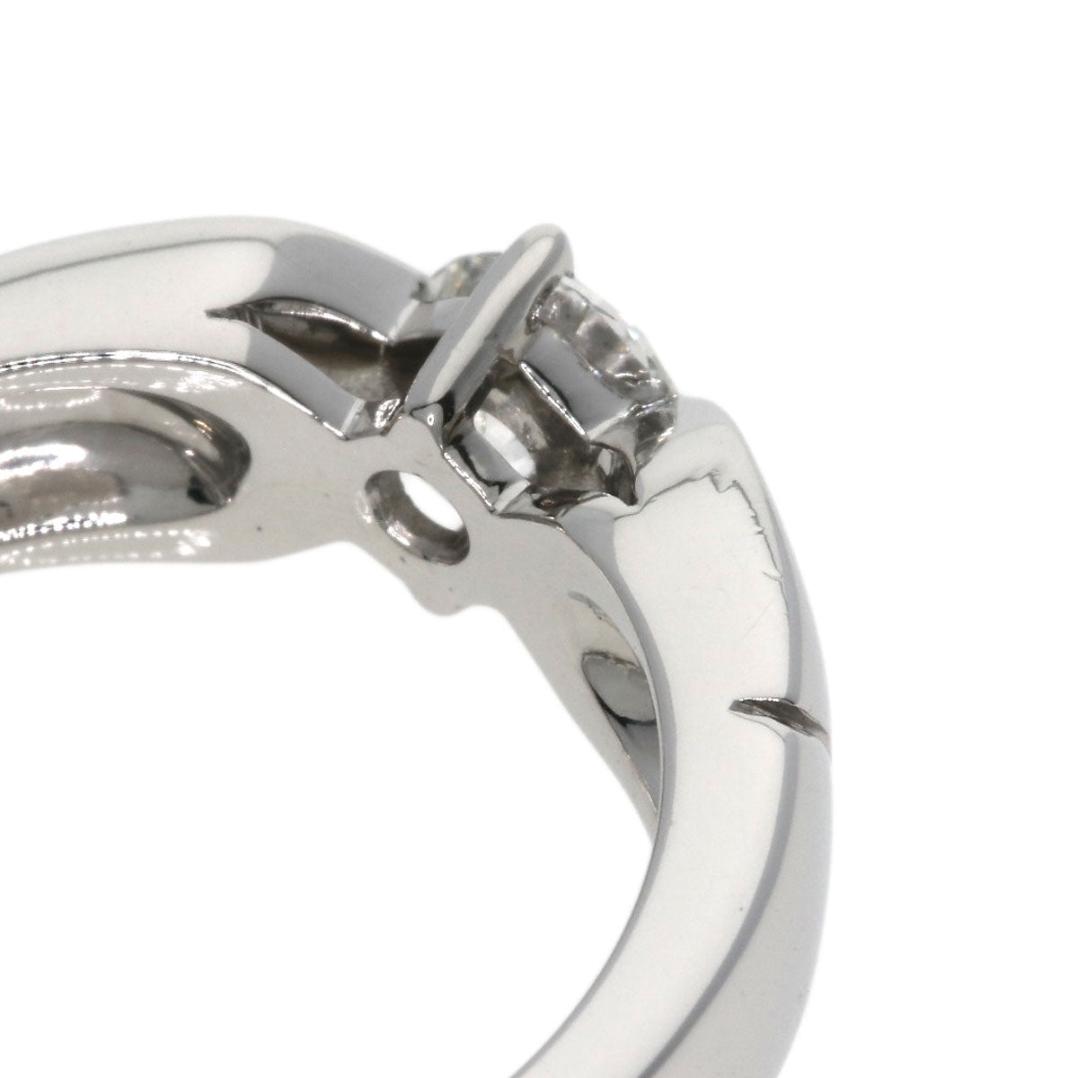 Chaumet ショーメ プリュム ドゥ ショーメ ダイヤモンド リング・指輪 PT950 レディース 中古