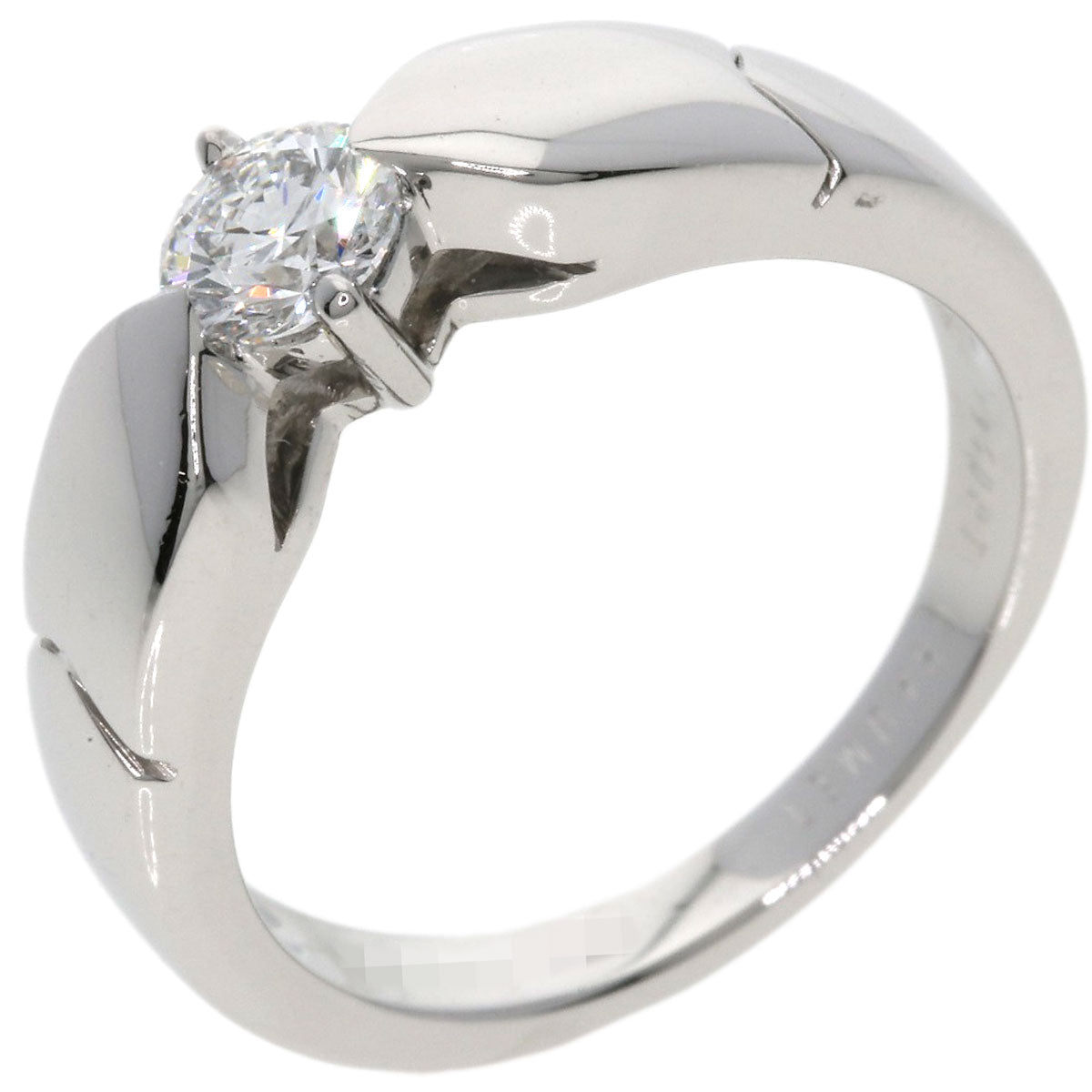 Chaumet ショーメ プリュム ドゥ ショーメ ダイヤモンド リング・指輪 PT950 レディース 中古