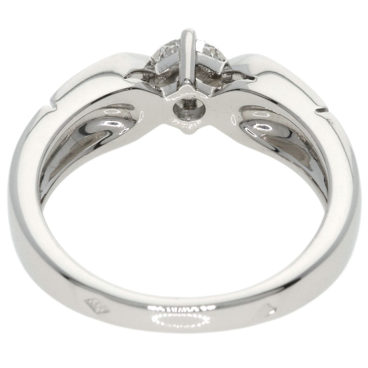 Chaumet ショーメ プリュム ドゥ ショーメ ダイヤモンド リング・指輪 PT950 レディース 中古