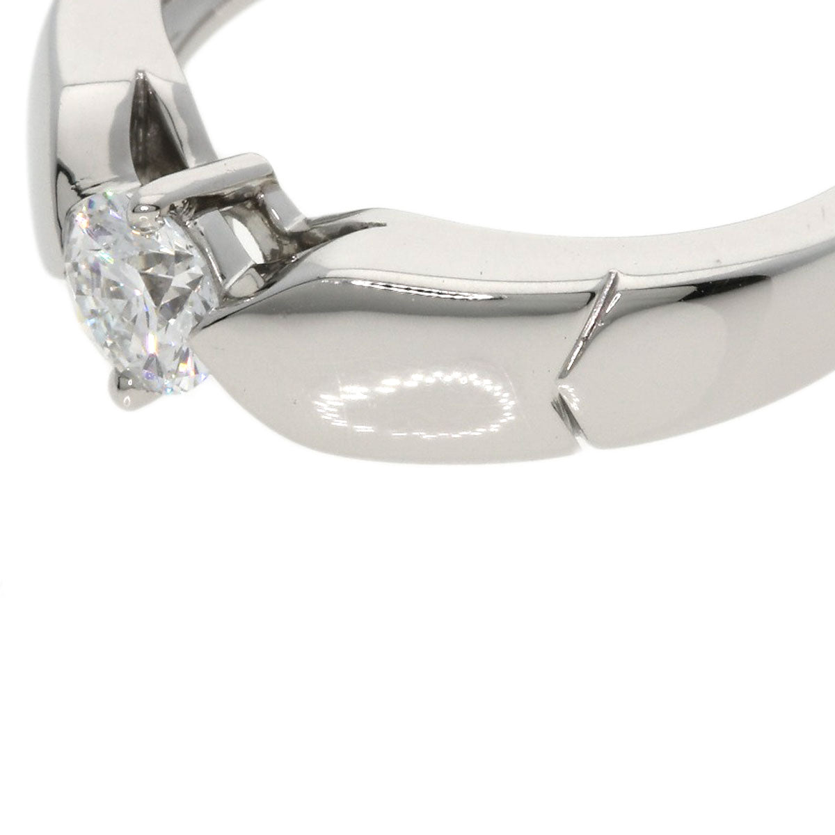 Chaumet ショーメ プリュム ドゥ ショーメ ダイヤモンド リング・指輪 PT950 レディース 中古
