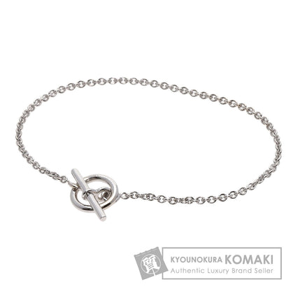 HERMES エルメス ミニ シェーヌダンクル ブレスレット K18WG レディース 中古