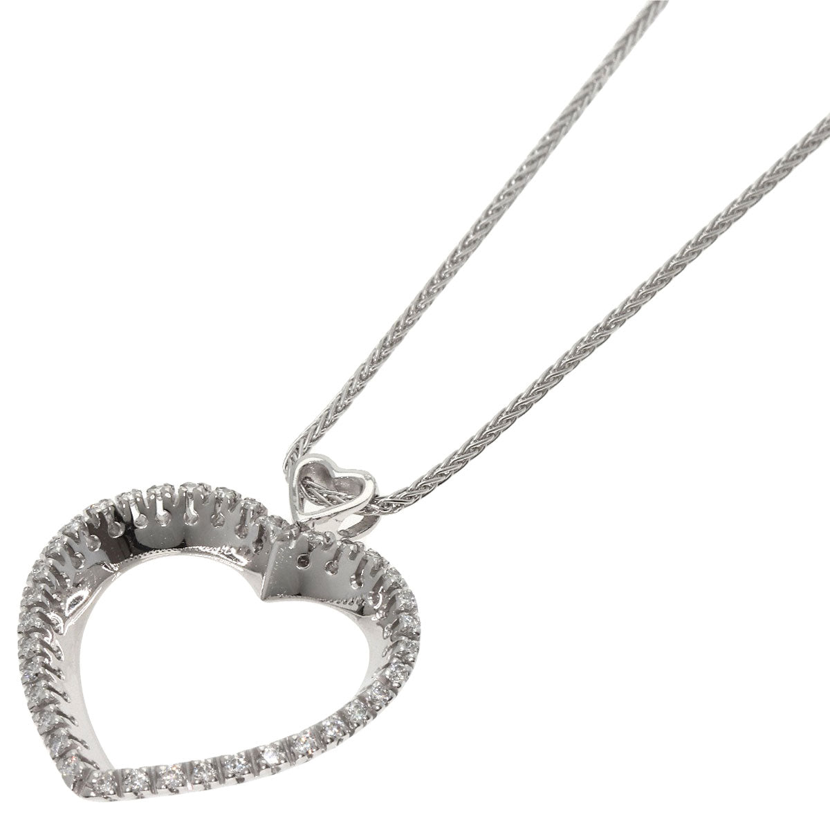 Damiani ダミアーニ ラヴァーズハート ダイヤモンド ネックレス PT950 レディース 中古