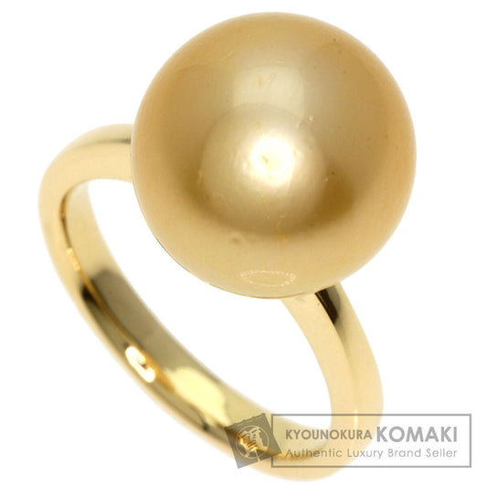 SELECT JEWELRY セレクトジュエリー ゴールデンパール 真珠 リング・指輪 K18YG レディース 中古