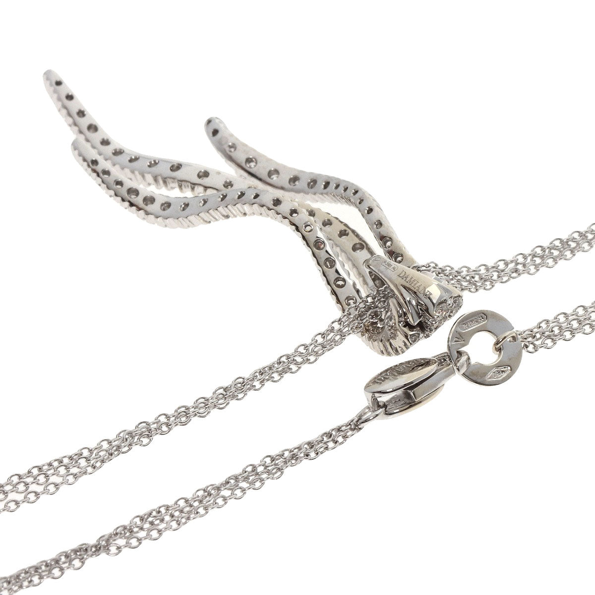 Damiani ダミアーニ ダイヤモンド ネックレス K18WG レディース 中古