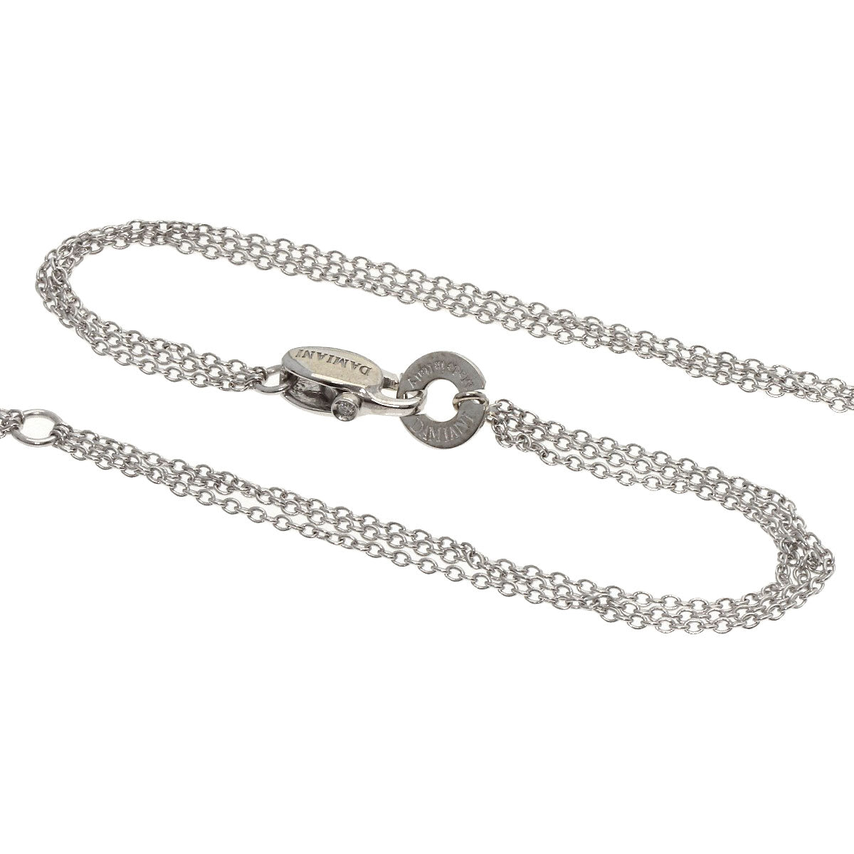 Damiani ダミアーニ ダイヤモンド ネックレス K18WG レディース 中古