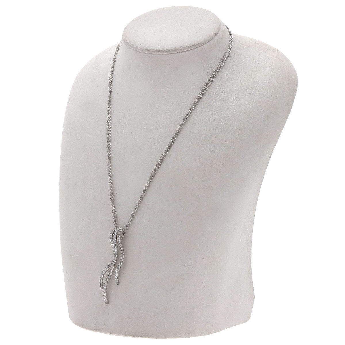 Damiani ダミアーニ ダイヤモンド ネックレス K18WG レディース 中古
