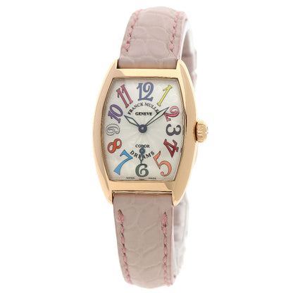 FRANCK MULLER フランクミュラー 1750S6 トノウカーベックス カラードリーム 腕時計 K18PG レディース 中古