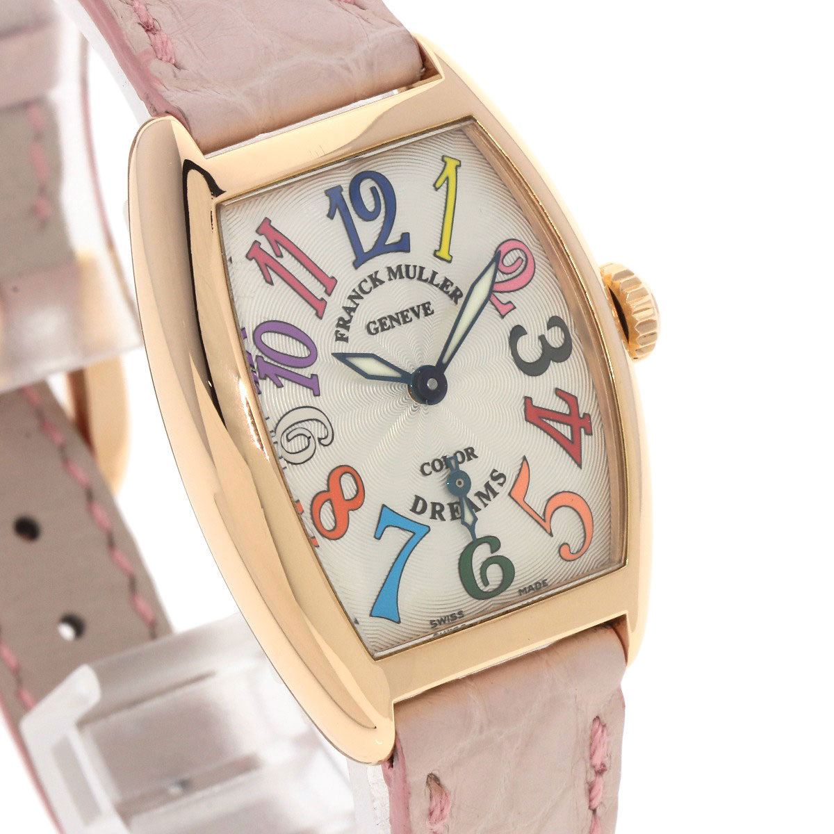 FRANCK MULLER フランクミュラー 1750S6 トノウカーベックス カラードリーム 腕時計 K18PG レディース 中古