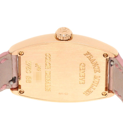 FRANCK MULLER フランクミュラー 1750S6 トノウカーベックス カラードリーム 腕時計 K18PG レディース 中古