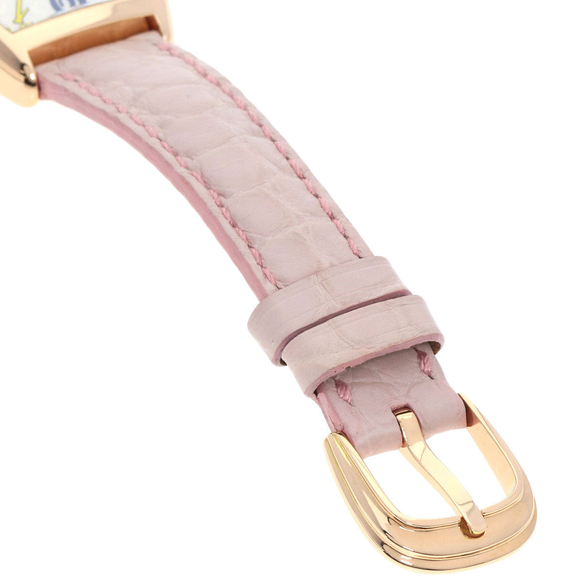 FRANCK MULLER フランクミュラー 1750S6 トノウカーベックス カラードリーム 腕時計 K18PG レディース 中古