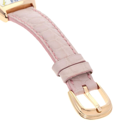 FRANCK MULLER フランクミュラー 1750S6 トノウカーベックス カラードリーム 腕時計 K18PG レディース 中古