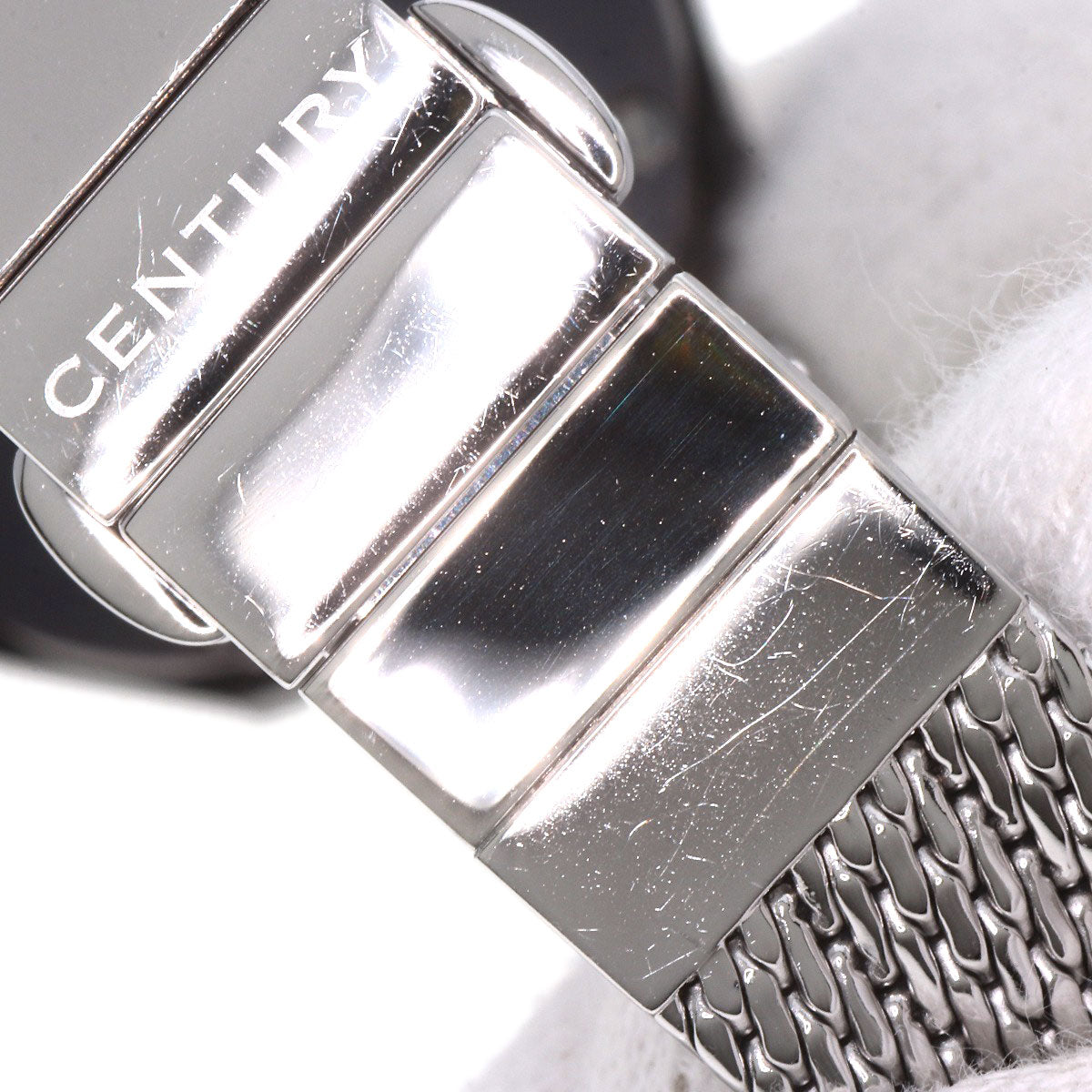 CENTURY センチュリー タイムジェム 1P ダイヤモンド 腕時計 SS レディース 中古