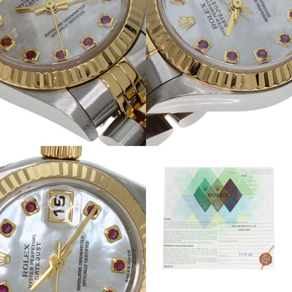 ロレックス 79173NGR デイトジャスト 10P ルビー 腕時計 中古 商品画像20