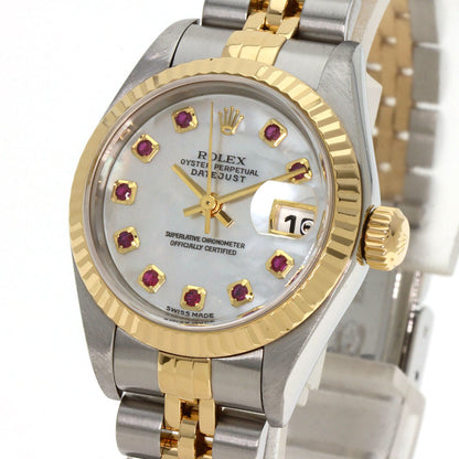 ロレックス 79173NGR デイトジャスト 10P ルビー 腕時計 中古 商品画像4