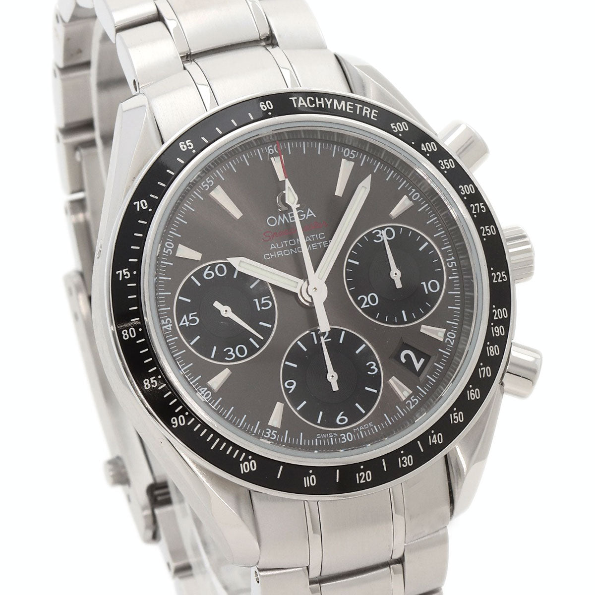 OMEGA オメガ 323.30.40.40.06.001 スピードマスター デイト 腕時計 SS メンズ 中古