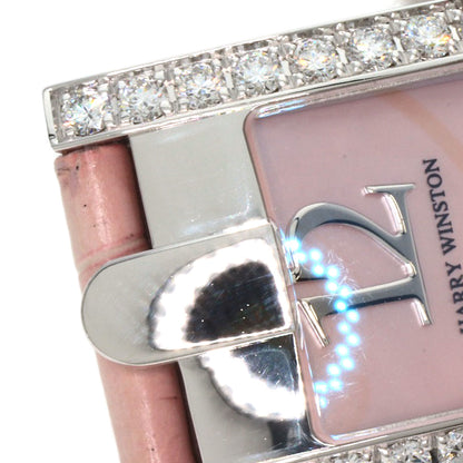 HARRY WINSTON ハリーウィンストン 330LQW アヴェニュー C 腕時計 K18WG レディース 中古