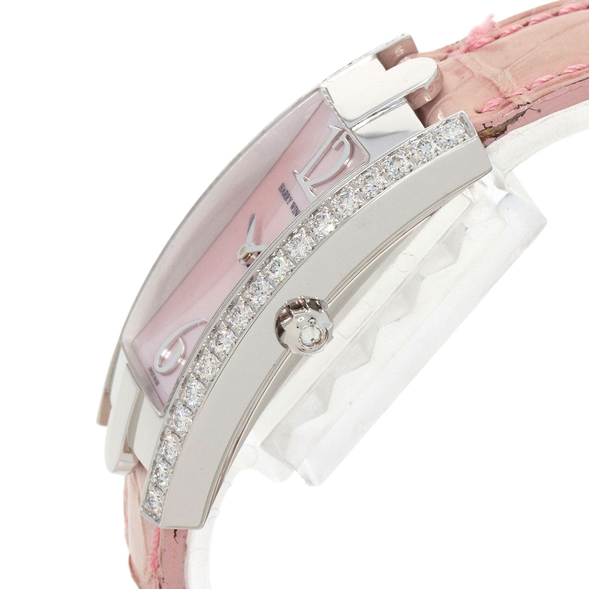 HARRY WINSTON ハリーウィンストン 330LQW アヴェニュー C 腕時計 K18WG レディース 中古