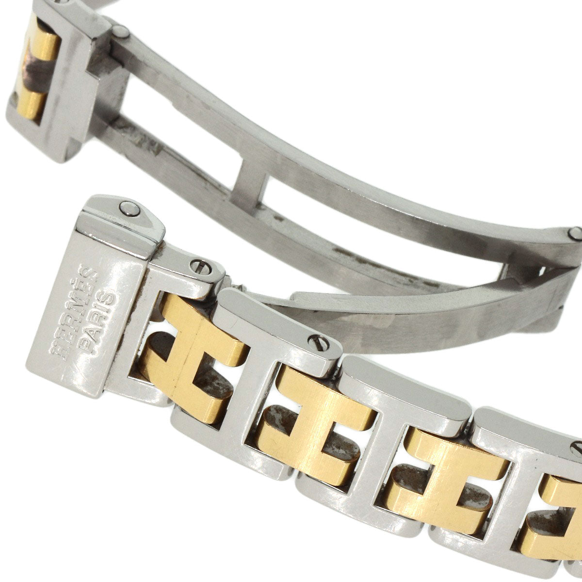 HERMES エルメス CL4.220 クリッパー 腕時計 SS レディース 中古