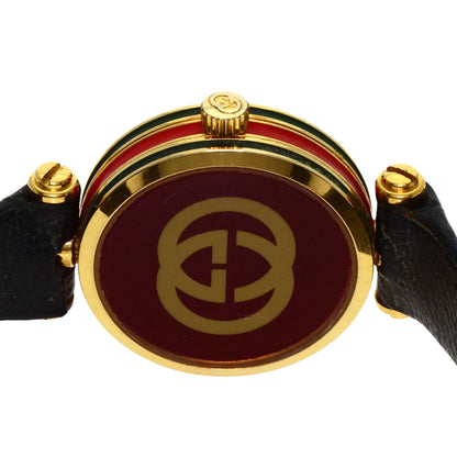 GUCCI グッチ シェリーライン 腕時計 GP レディース 中古