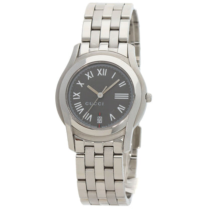 GUCCI グッチ 5500M ラウンドフェイス 腕時計 SS メンズ 中古