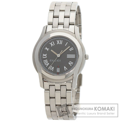 GUCCI グッチ 5500M ラウンドフェイス 腕時計 SS メンズ 中古