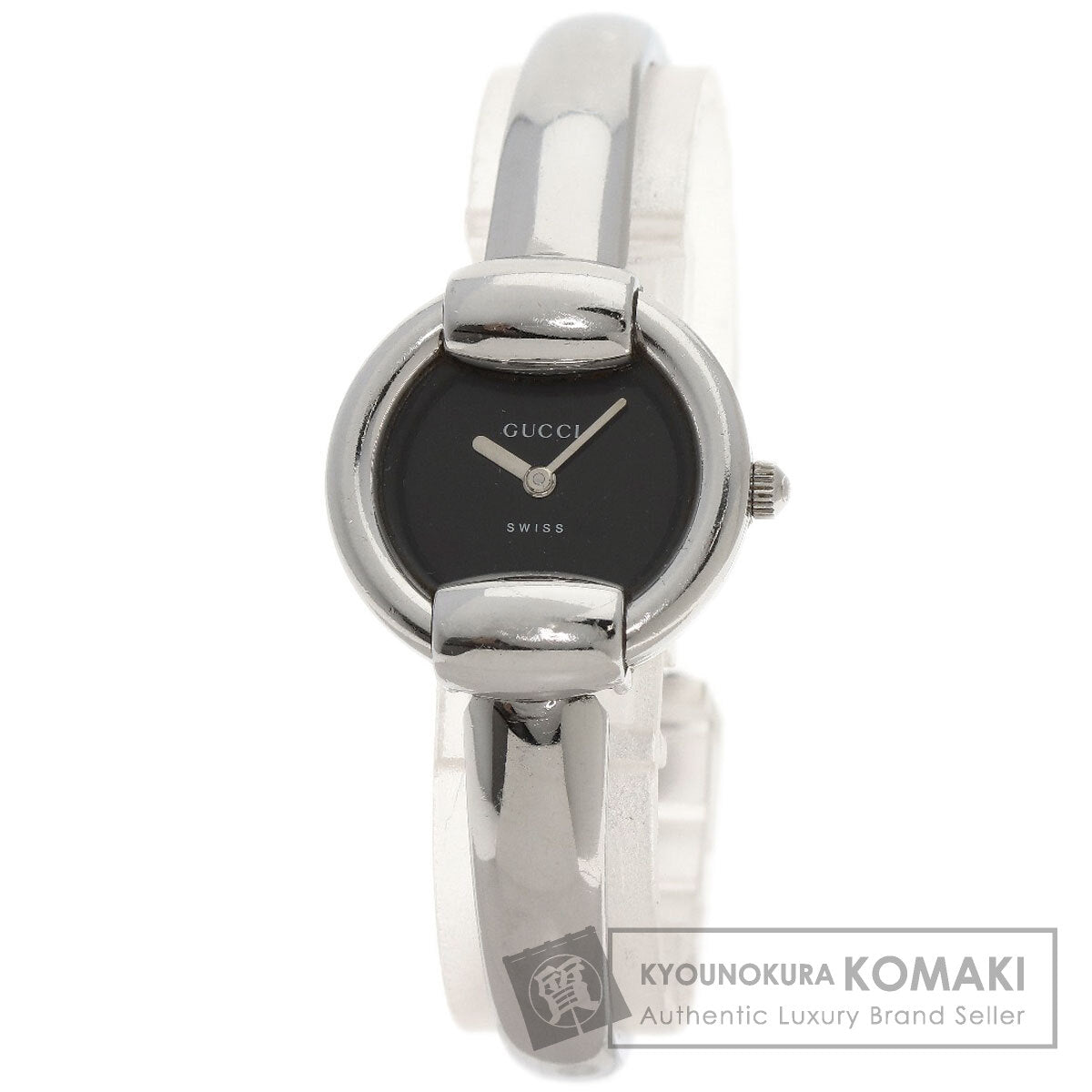 GUCCI グッチ 1400L ラウンドフェイス 腕時計 SS レディース 中古