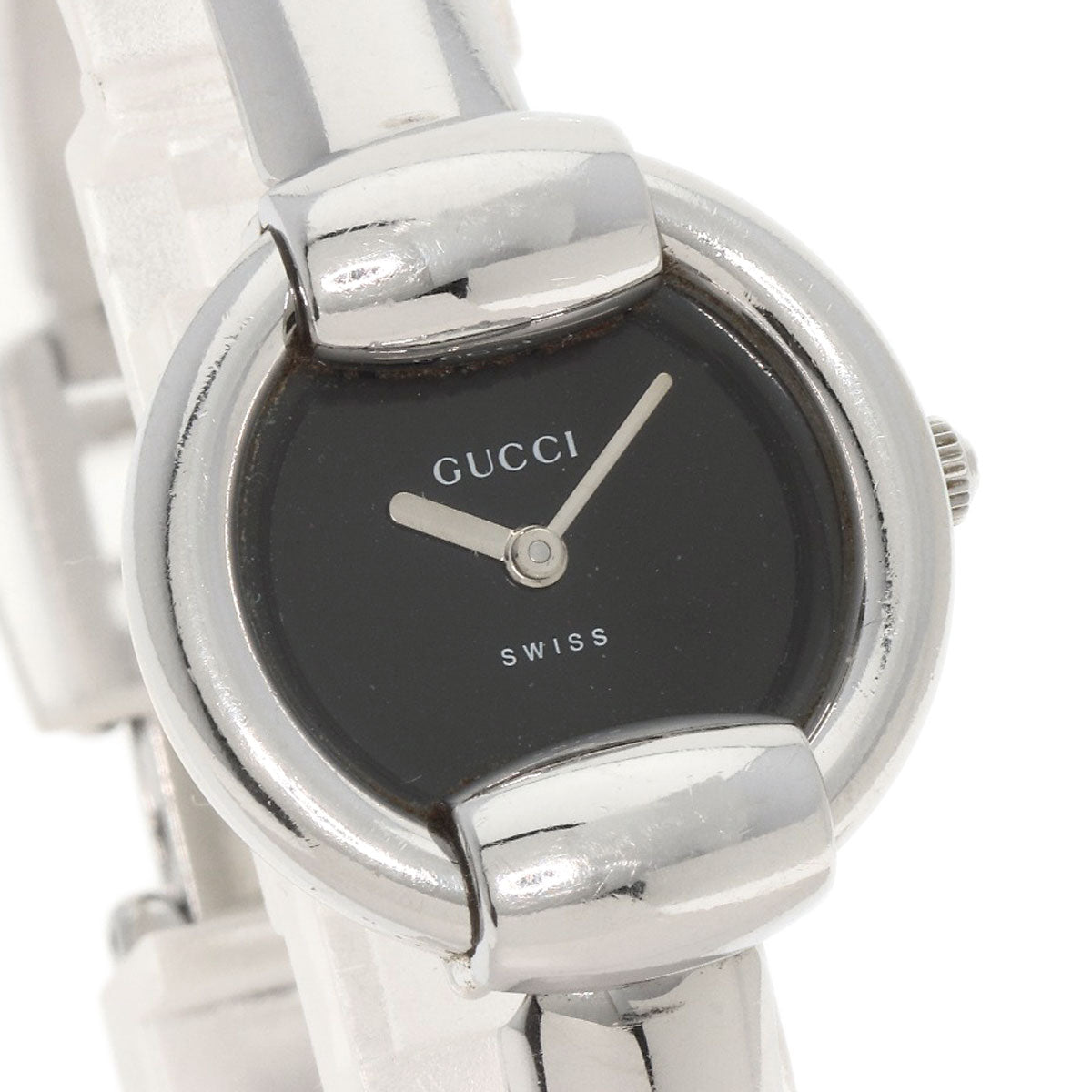 GUCCI グッチ 1400L ラウンドフェイス 腕時計 SS レディース 中古