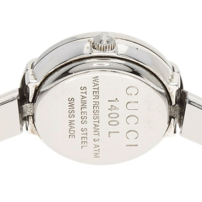 GUCCI グッチ 1400L ラウンドフェイス 腕時計 SS レディース 中古