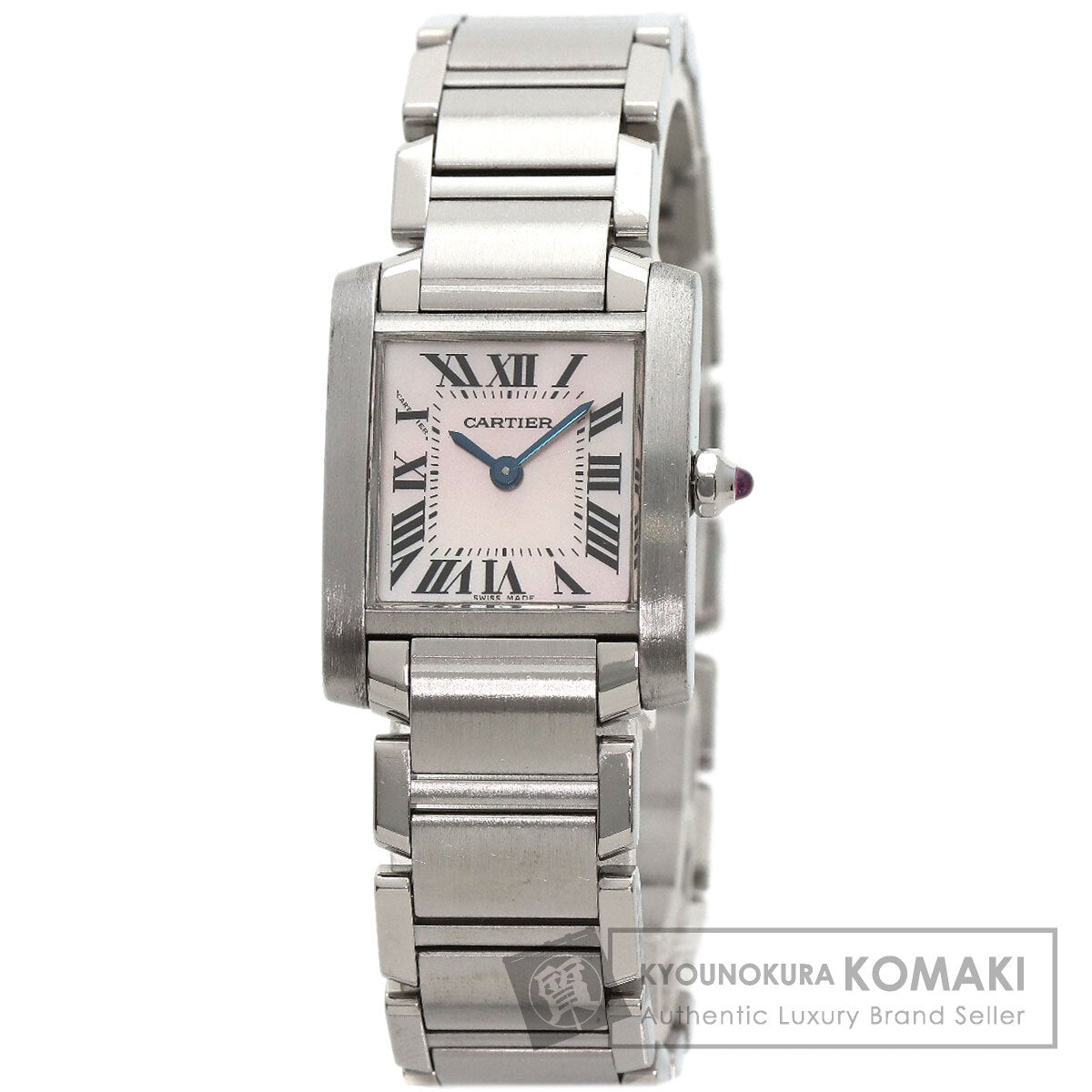 CARTIER カルティエ W51028Q3 タンクフランセーズ SM 腕時計 SS レディース 中古