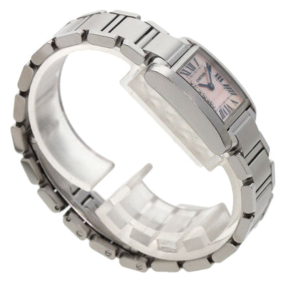 CARTIER カルティエ W51028Q3 タンクフランセーズ SM 腕時計 SS レディース 中古