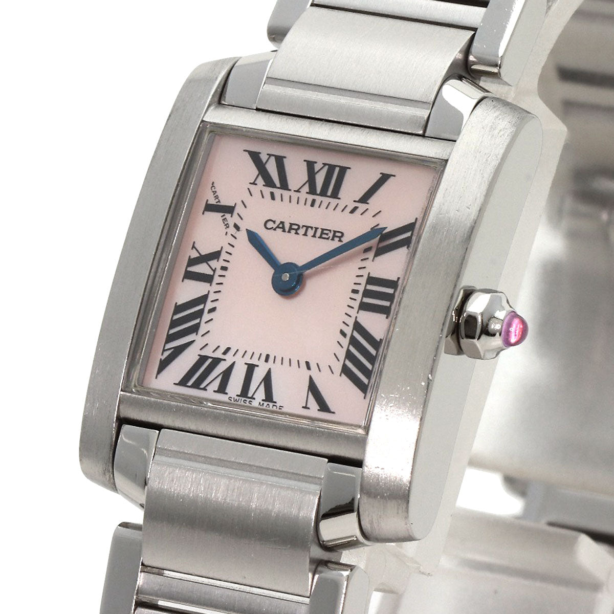 CARTIER カルティエ W51028Q3 タンクフランセーズ SM 腕時計 SS レディース 中古