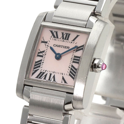 CARTIER カルティエ W51028Q3 タンクフランセーズ SM 腕時計 SS レディース 中古