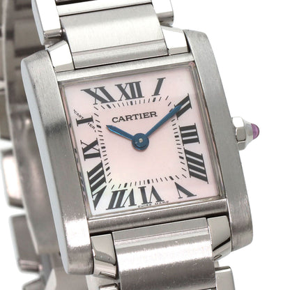 CARTIER カルティエ W51028Q3 タンクフランセーズ SM 腕時計 SS レディース 中古