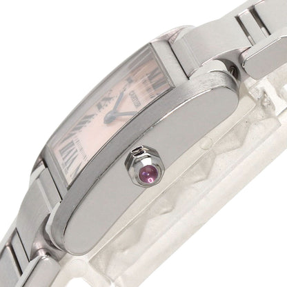 CARTIER カルティエ W51028Q3 タンクフランセーズ SM 腕時計 SS レディース 中古