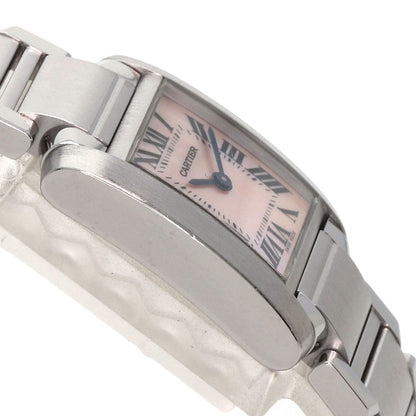 CARTIER カルティエ W51028Q3 タンクフランセーズ SM 腕時計 SS レディース 中古
