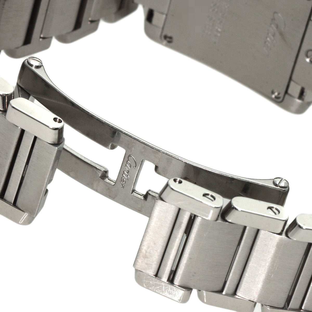 CARTIER カルティエ W51028Q3 タンクフランセーズ SM 腕時計 SS レディース 中古