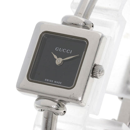 GUCCI グッチ 1900L スクエアフェイス 腕時計 SS レディース 中古