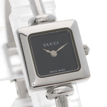 GUCCI グッチ 1900L スクエアフェイス 腕時計 SS レディース 中古